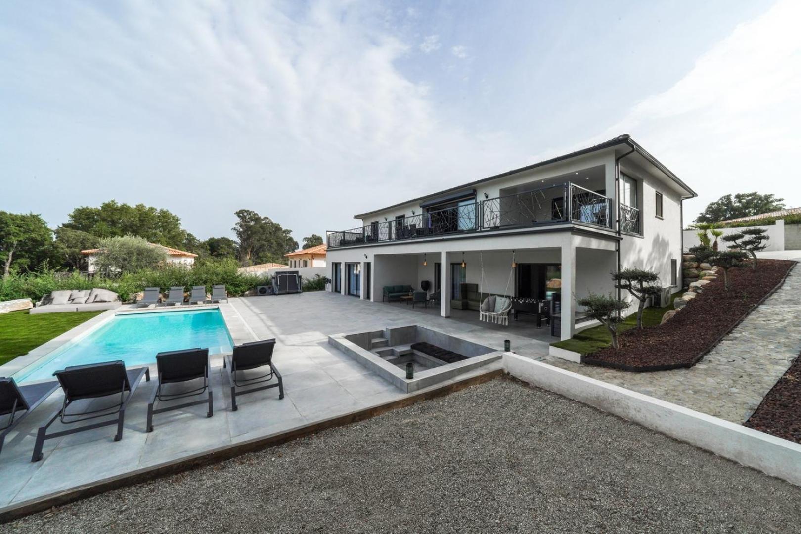 Tres Belle Villa A Ghisonaccia Avec Piscine Chauffee Exterior foto